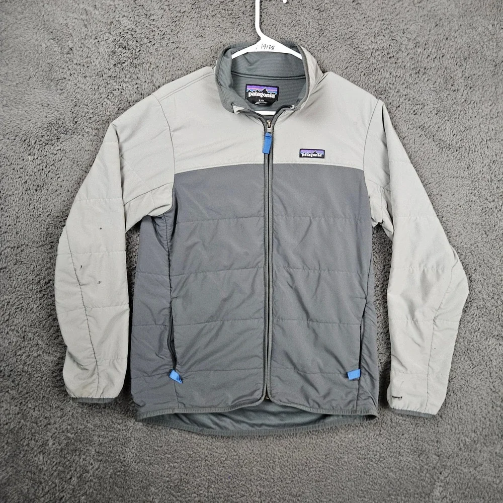Patagonia Pack In Jacket Mens‎ S Full Zip Forge Grey Outdoors Quilted 20945